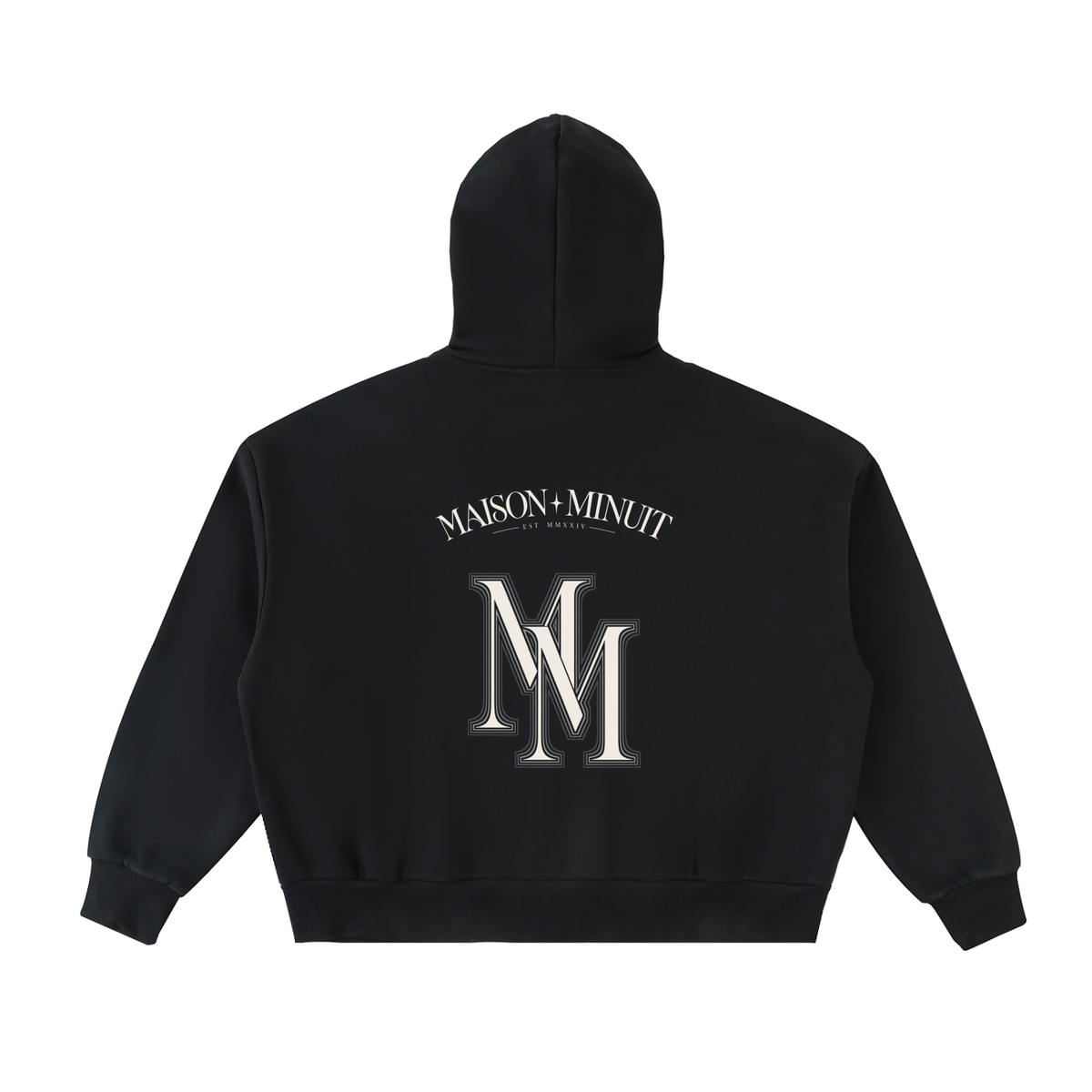 Enseigne Zip Hoodie — Maison Minuit