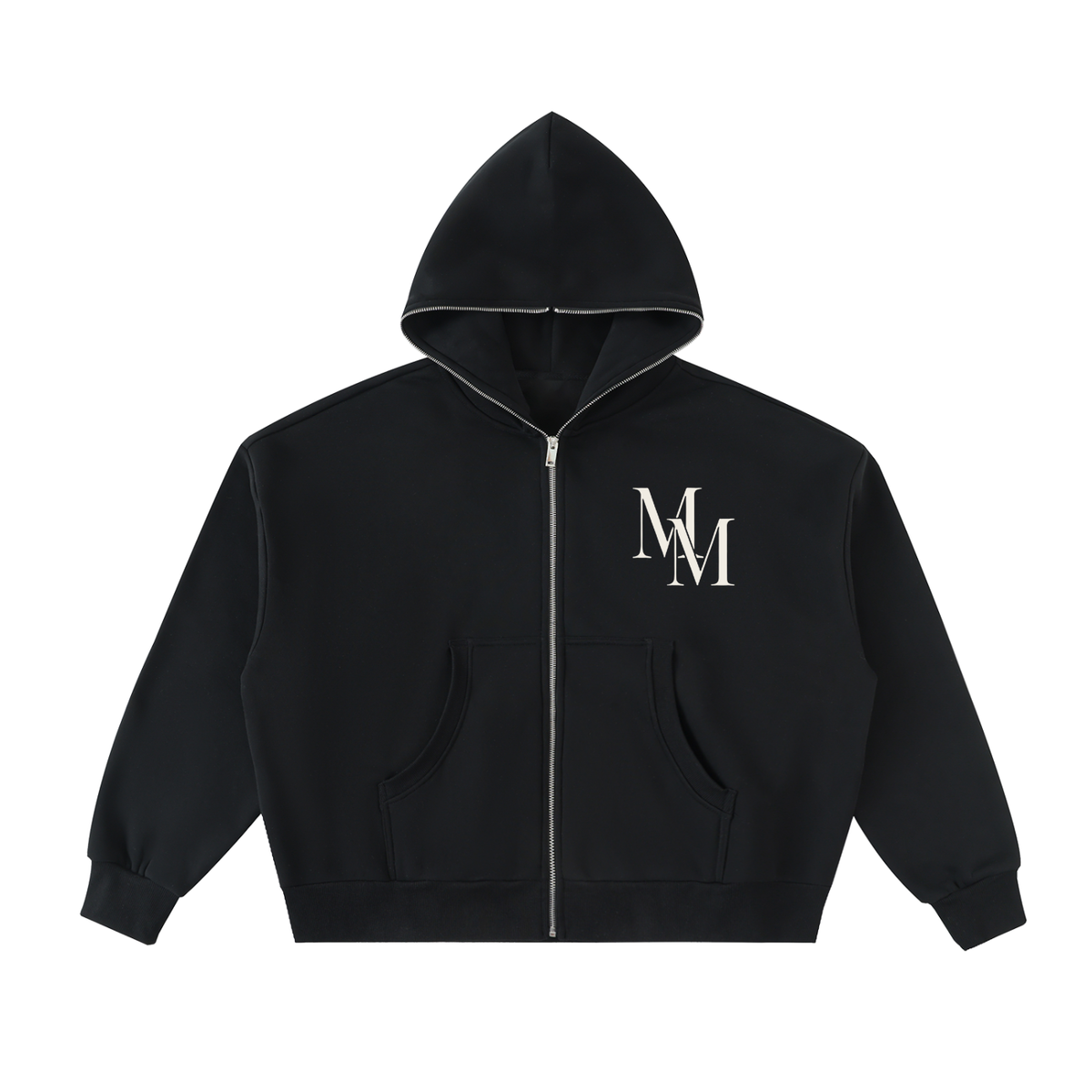 Enseigne Zip Hoodie — Maison Minuit